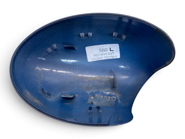 Mini Cooper Left Mirror Cap Cool Blue 51167030715 2002-2008 R50 R52 R53 560