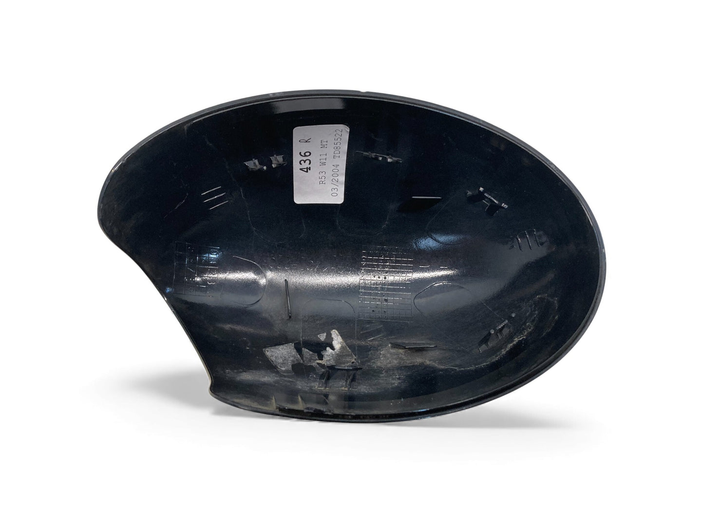 Mini Cooper Right Mirror Cap Black 51167030716 2002-2008 R50 R52 R53 436