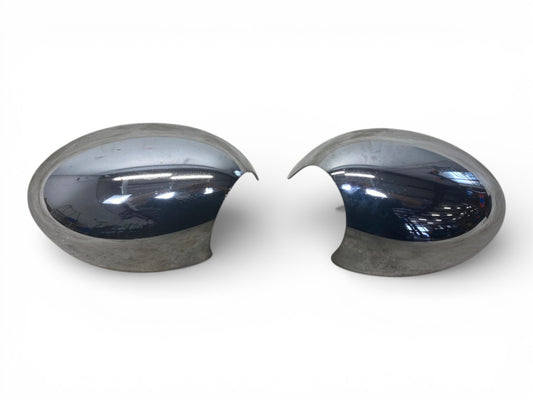 Mini Cooper Outside Mirror Cover Cap Chrome Pair 2002-2008 R50 R52 R53 533