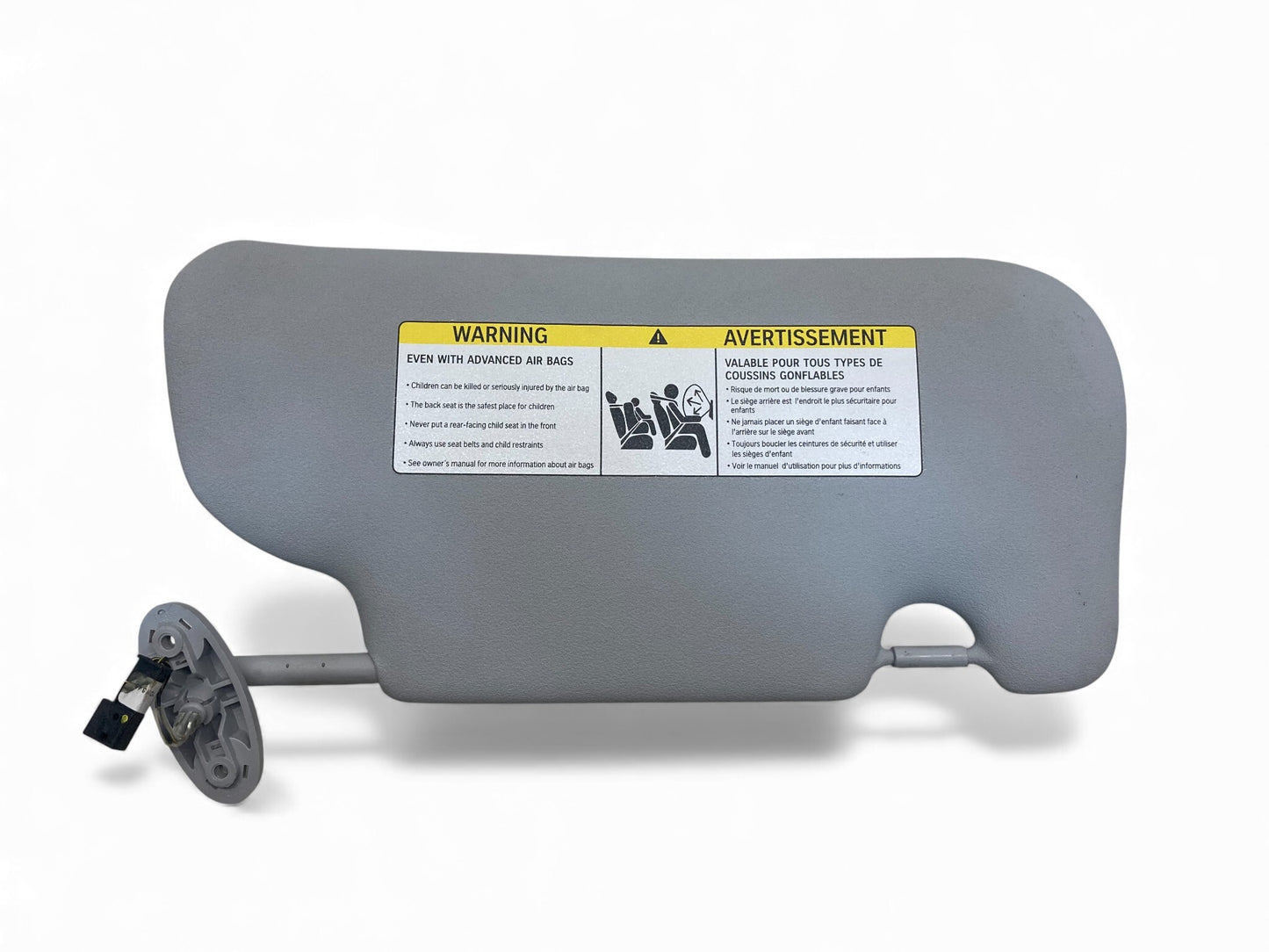 Mini Cooper Left Front Sun Visor Grey 51167339377 2007-2010 R55 R56 524