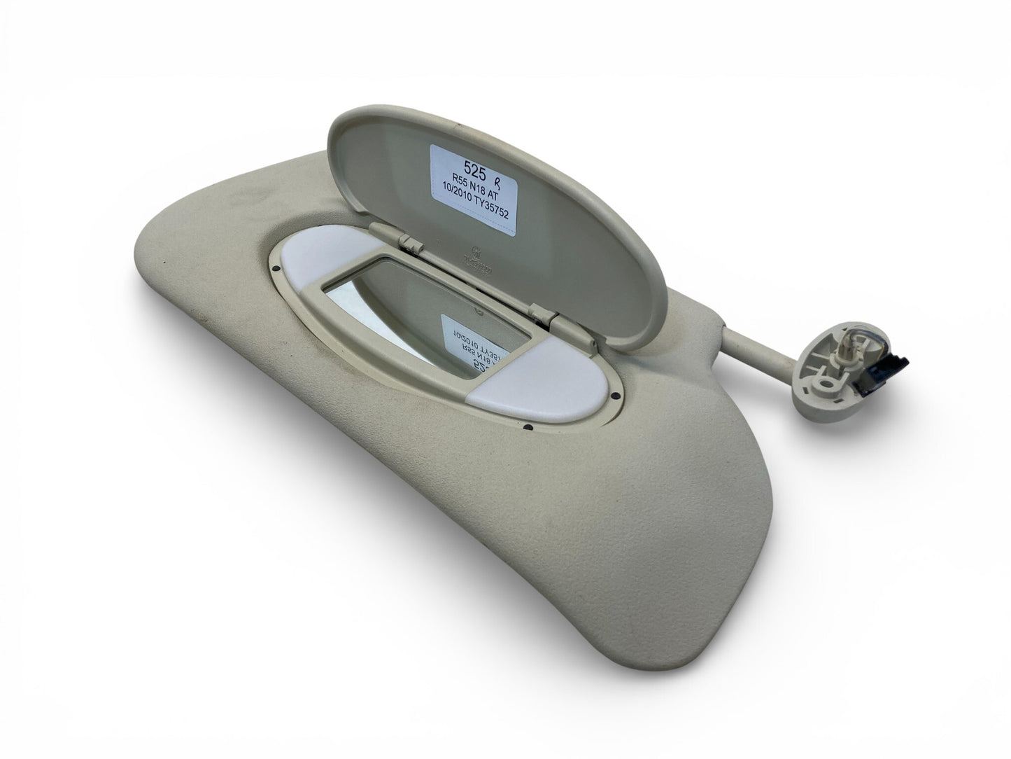 Mini Cooper Right Front Sun Visor Beige 51167361846 2011-2014 R55 R56 525