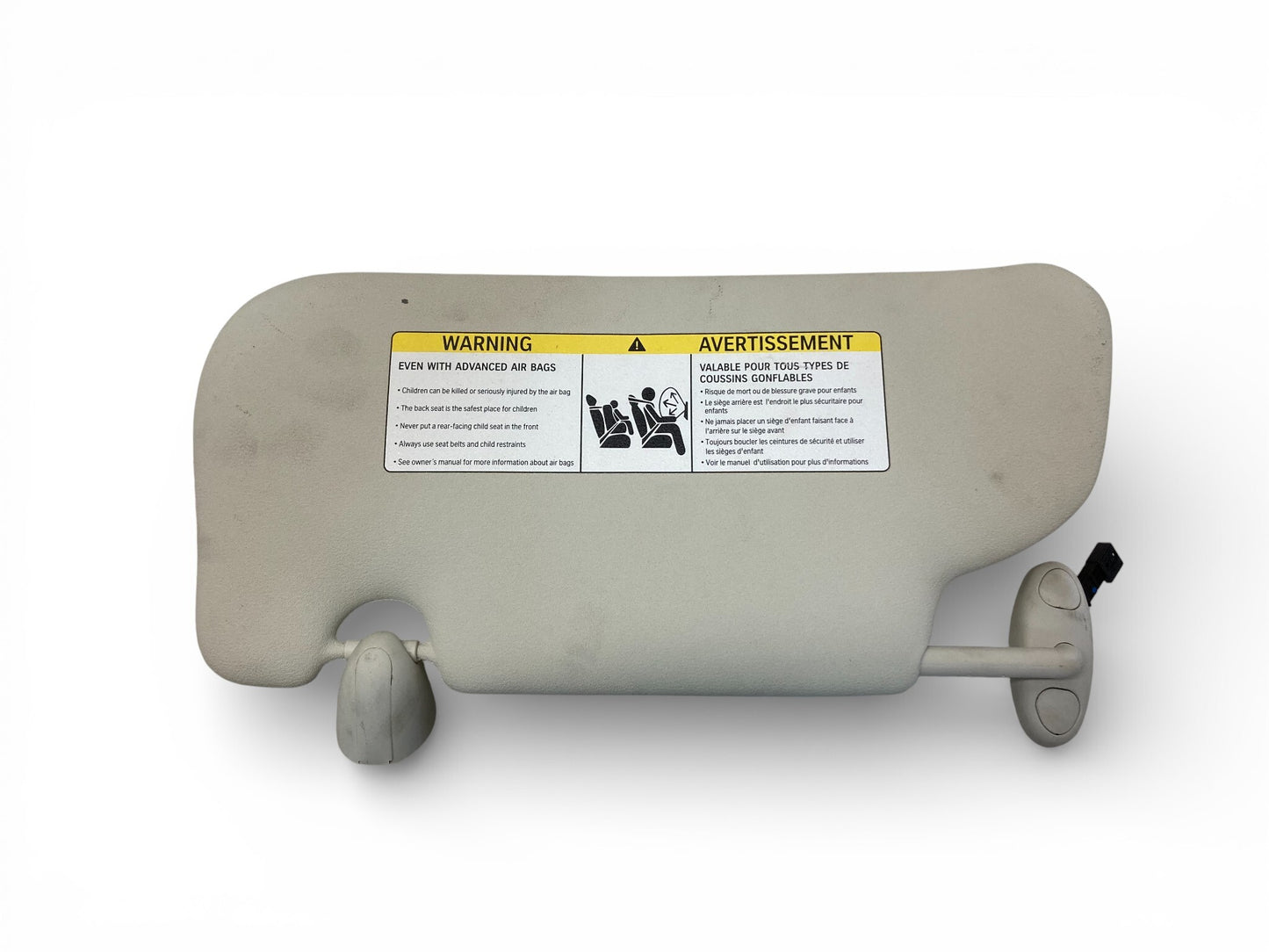 Mini Cooper Right Front Sun Visor Beige 51167361846 2011-2014 R55 R56 525