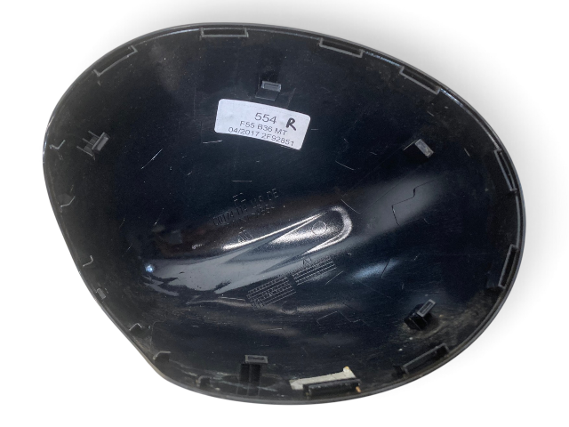 Mini Cooper Right Side Mirror Cap Midnight Black 51167401230 2014-2020 F5x F60 554