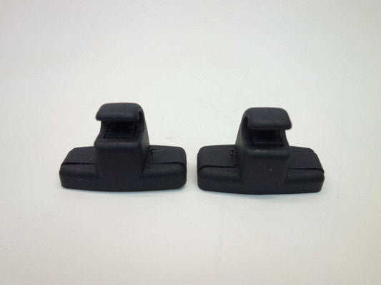 Mini Cooper Convertible Sun Visor Bracket Clip Pair Black 51169151524 05-08 R52