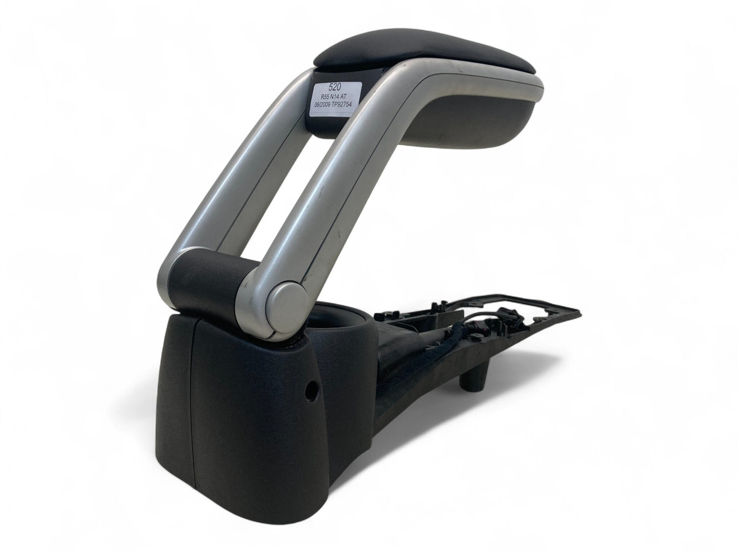 Mini Cooper Center Console Armrest Retrofit Silver 51169185114 07-14 R56 R55 520