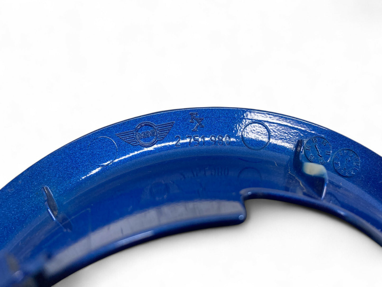 Mini Cooper S Fuel Filler Trim Insert Lightning Blue 51172754659 2007-2014 R55 R56 512