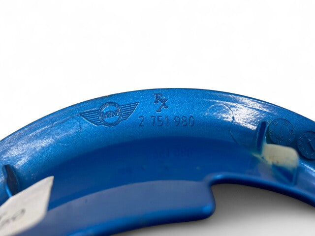 Mini Cooper S Fuel Filler Trim Insert Laser Blue 51172754659 07-14 R55 R56 497