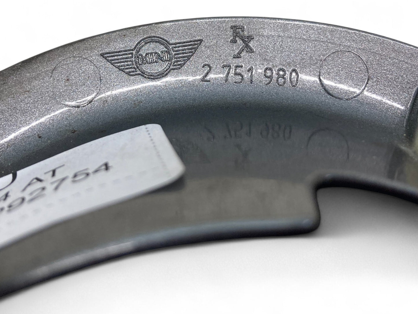 Mini Cooper S Fuel Filler Trim Insert Dark Silver 51172754659 07-14 R55 R56 520