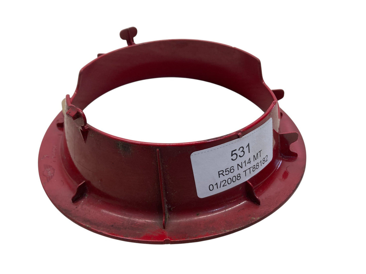 Mini Cooper S Fuel Filler Trim Insert Chili Red 51172754659 2007-2014 R55 R56 531