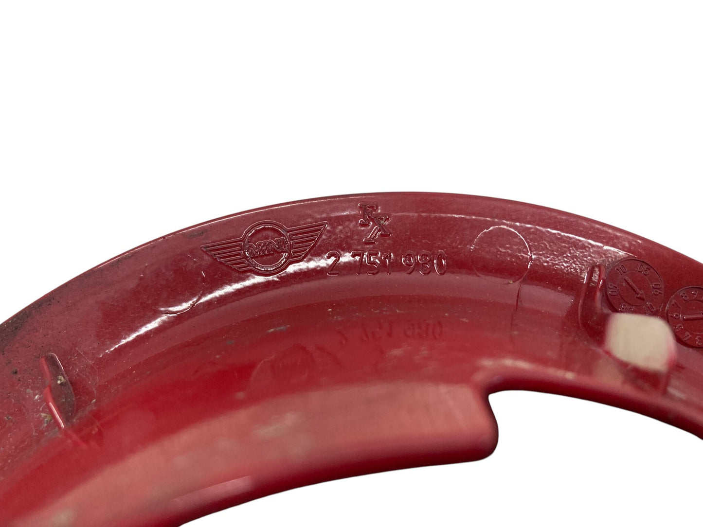 Mini Cooper S Fuel Filler Trim Insert Chili Red 51172754659 2007-2014 R55 R56 531