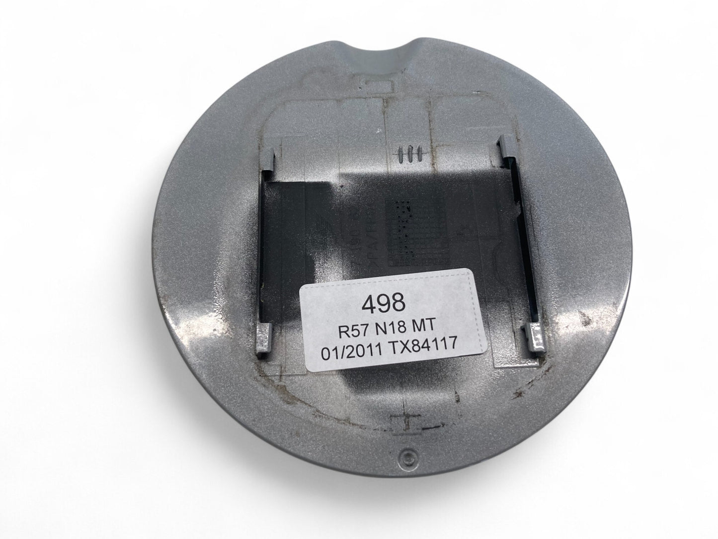 Mini Cooper Fuel Door White Silver 51172758379 2009-2015 R57 R58 R59 498