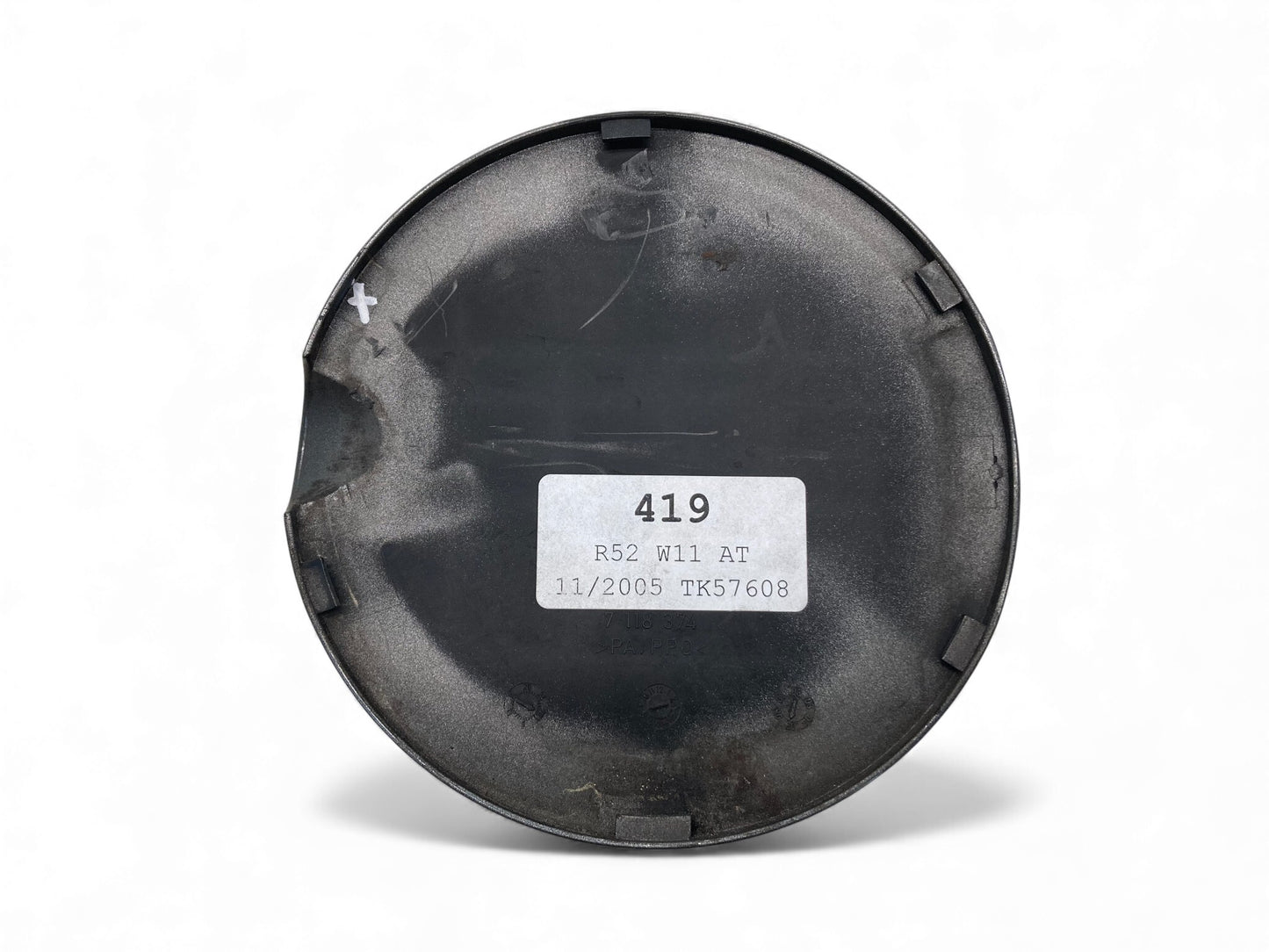 Mini Cooper Convertible Fuel Filler Door Flap Dark Silver 51177132944 05-08 R52 419