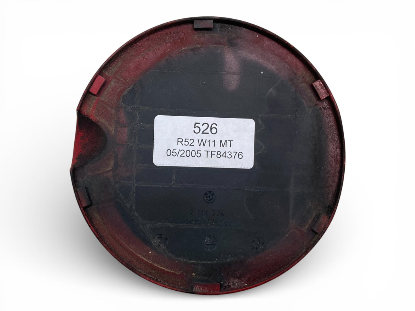 Mini Cooper Convertible Fuel Filler Door Flap Chili Red 51177132944 05-08 R52 526