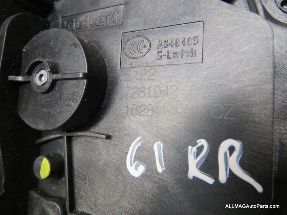 Mini Cooper Right Rear Door Latch 2015-2017 51227281942 F54 F55 F60