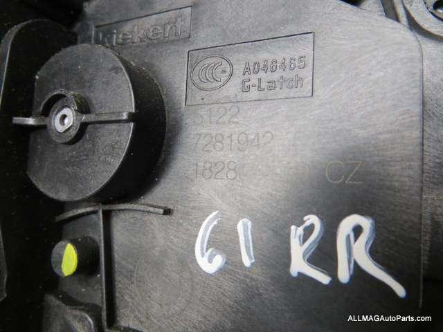 Mini Cooper Right Rear Door Latch 2015-2017 51227281942 F54 F55 F60