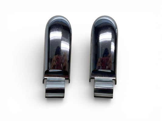 Mini Cooper Convertible Rear Tailgate Hinge Cover Pair chrome 2005-2008 R52 526