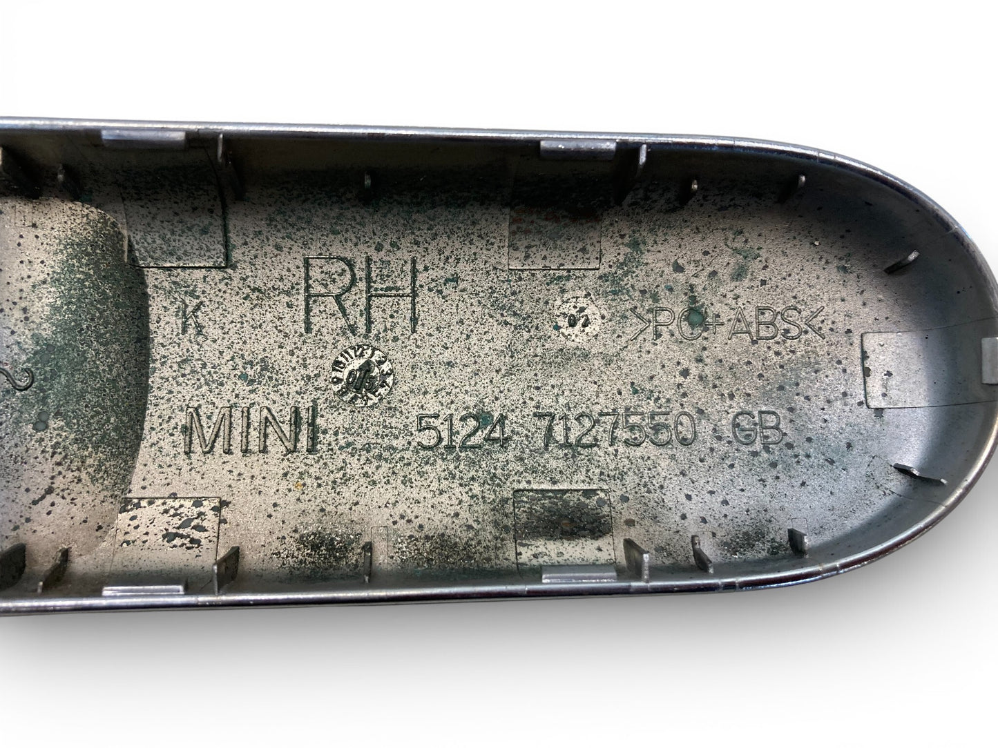 Mini Cooper Convertible Rear Tailgate Hinge Cover Pair chrome 2005-2008 R52 526