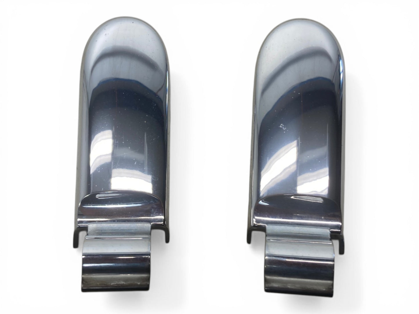 Mini Cooper Convertible Rear Tailgate Hinge Cover Pair chrome 2005-2008 R52 533