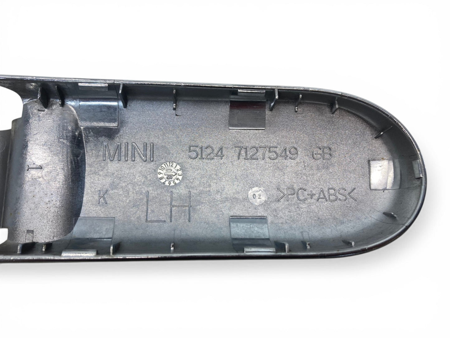 Mini Cooper Convertible Rear Tailgate Hinge Cover Pair chrome 2005-2008 R52 533