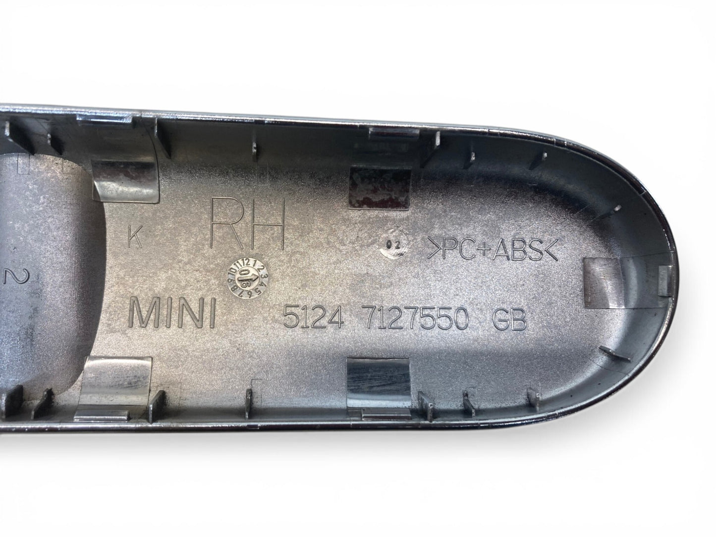 Mini Cooper Convertible Rear Tailgate Hinge Cover Pair chrome 2005-2008 R52 533