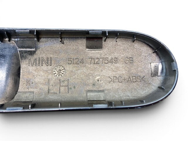 Mini Cooper Convertible Rear Tailgate Hinge Cover Pair chrome 2005-2008 R52 544