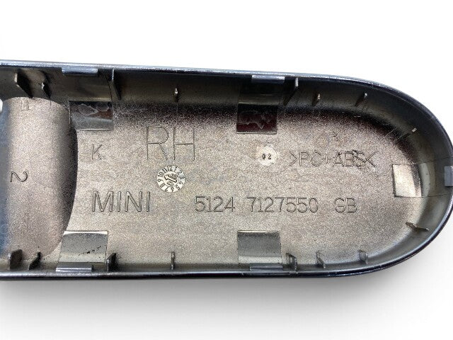 Mini Cooper Convertible Rear Tailgate Hinge Cover Pair chrome 2005-2008 R52 544