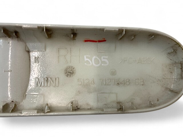 Mini Cooper Convertible Rear Tailgate Hinge Cover Pair Pepper White 2005-2008 R52 505