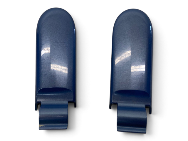 Mini Cooper Convertible Rear Tailgate Hinge Cover Pair Cool Blue 2005-2008 R52 560