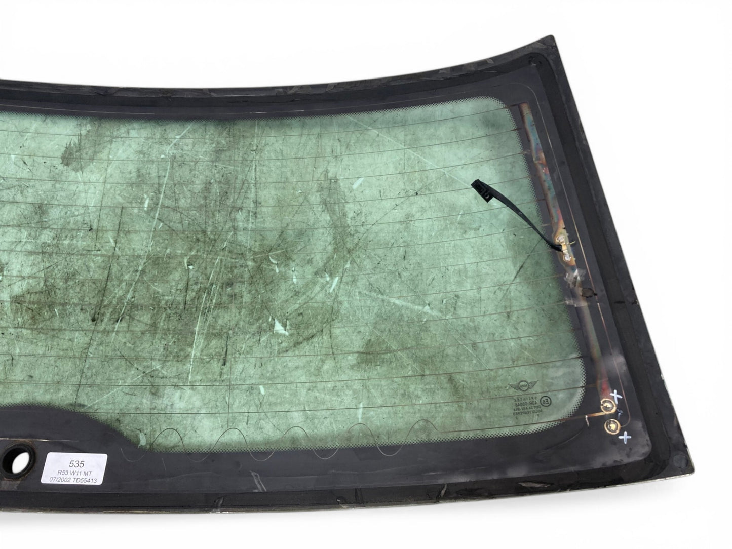 Mini Cooper Rear Hatch Glass 51311497600 02-04 R50 R53 535