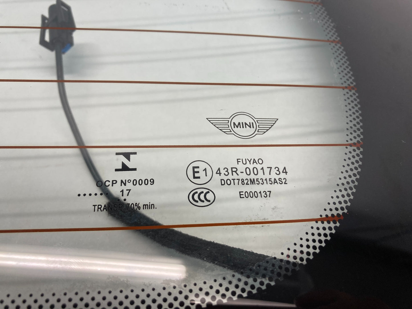 Mini Cooper Clubman Right Rear Split Door Window Glass 51318492744 2016-2024 F54