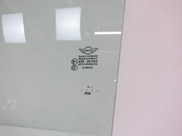 Mini Cooper Left Front Window Door Glass 51337147395 07-15 R56 R57
