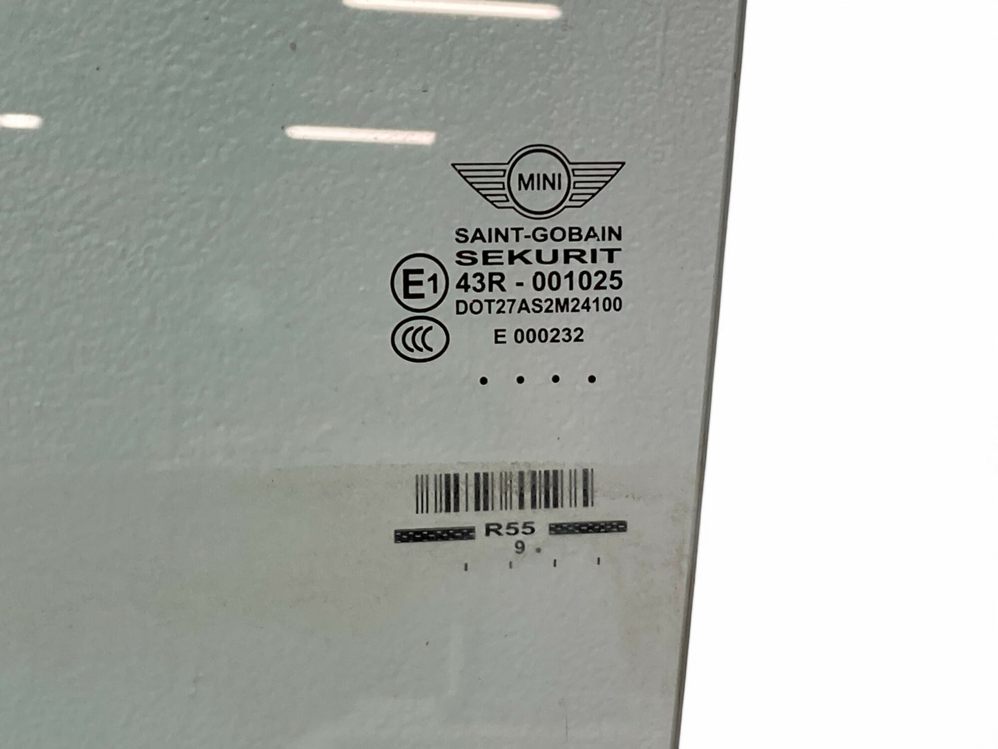 Mini Cooper Clubman Left Front Door Window Glass 08-14 51337168063 R55