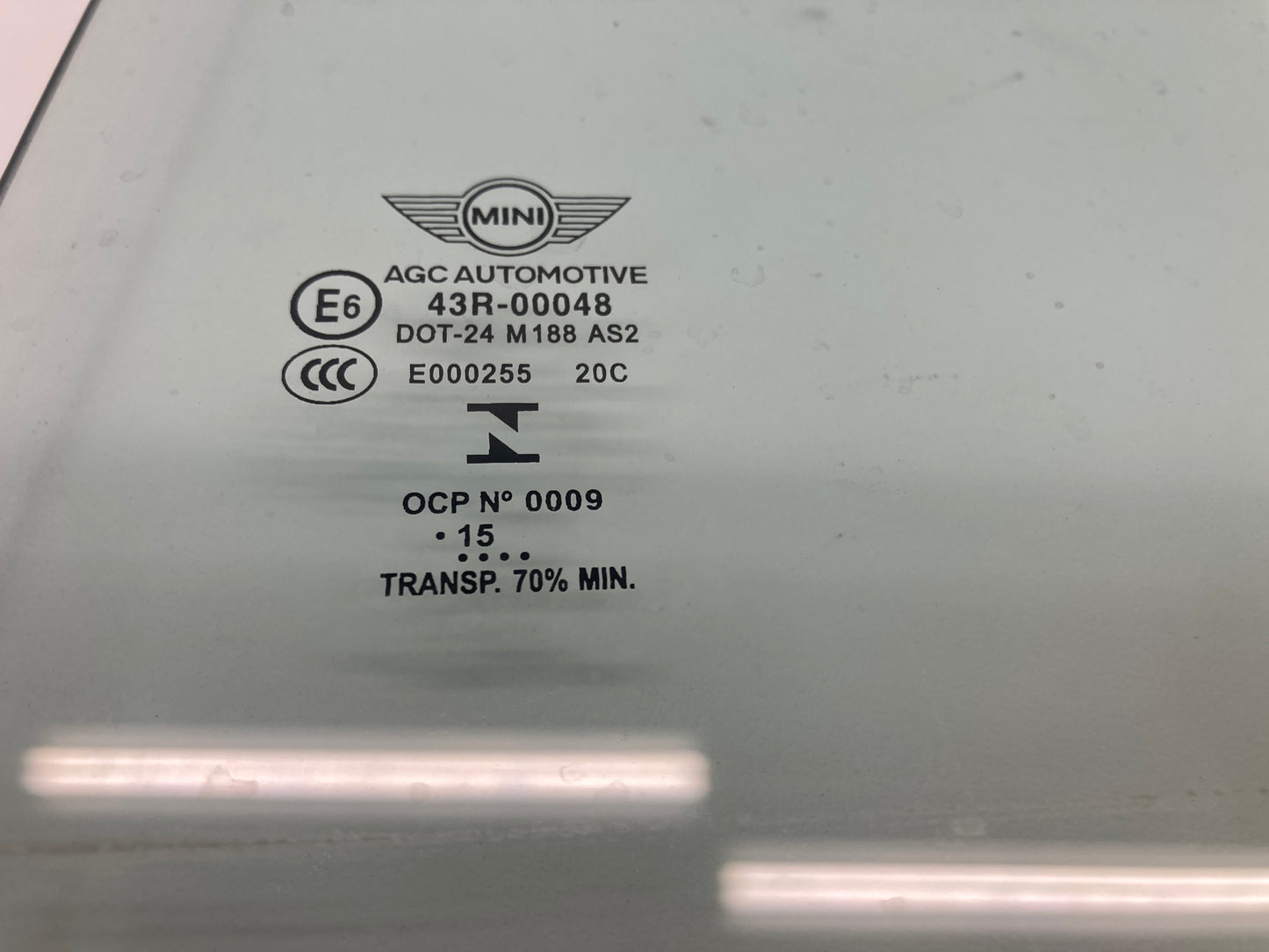 Mini Cooper 5 Door Left Rear Door Window Glass 51357320287 F55
