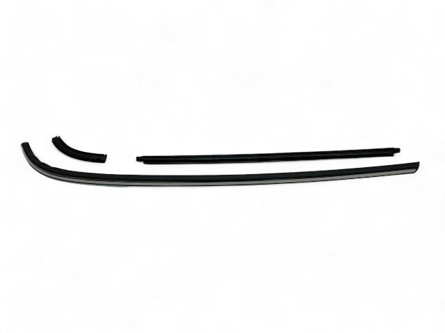 Mini Cooper Right Quarter Belt Line Trim Chrome and Mounting Strip