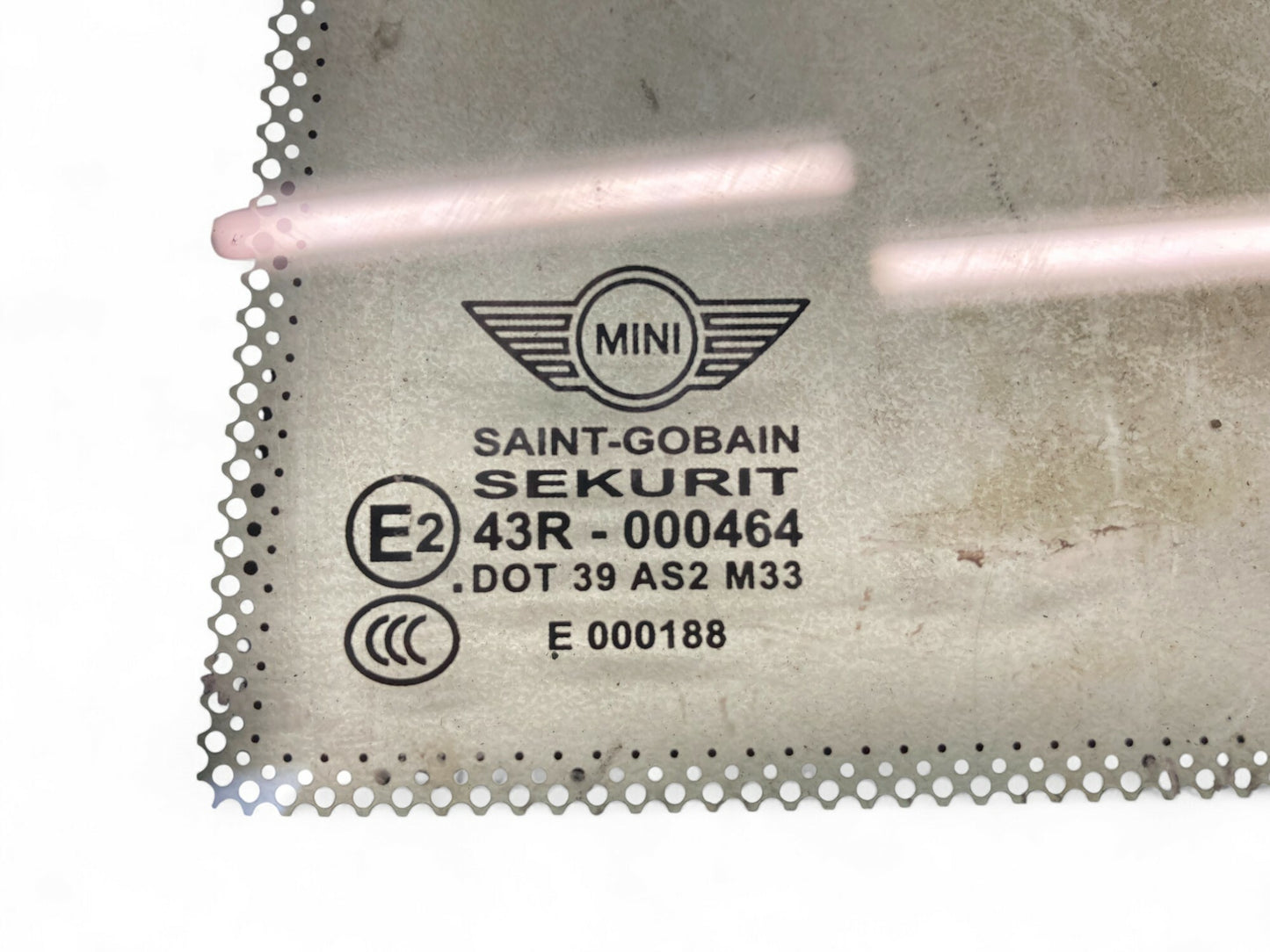 Mini Cooper Coupe Left Quarter Window Glass 51372758801 2012-2015 R58