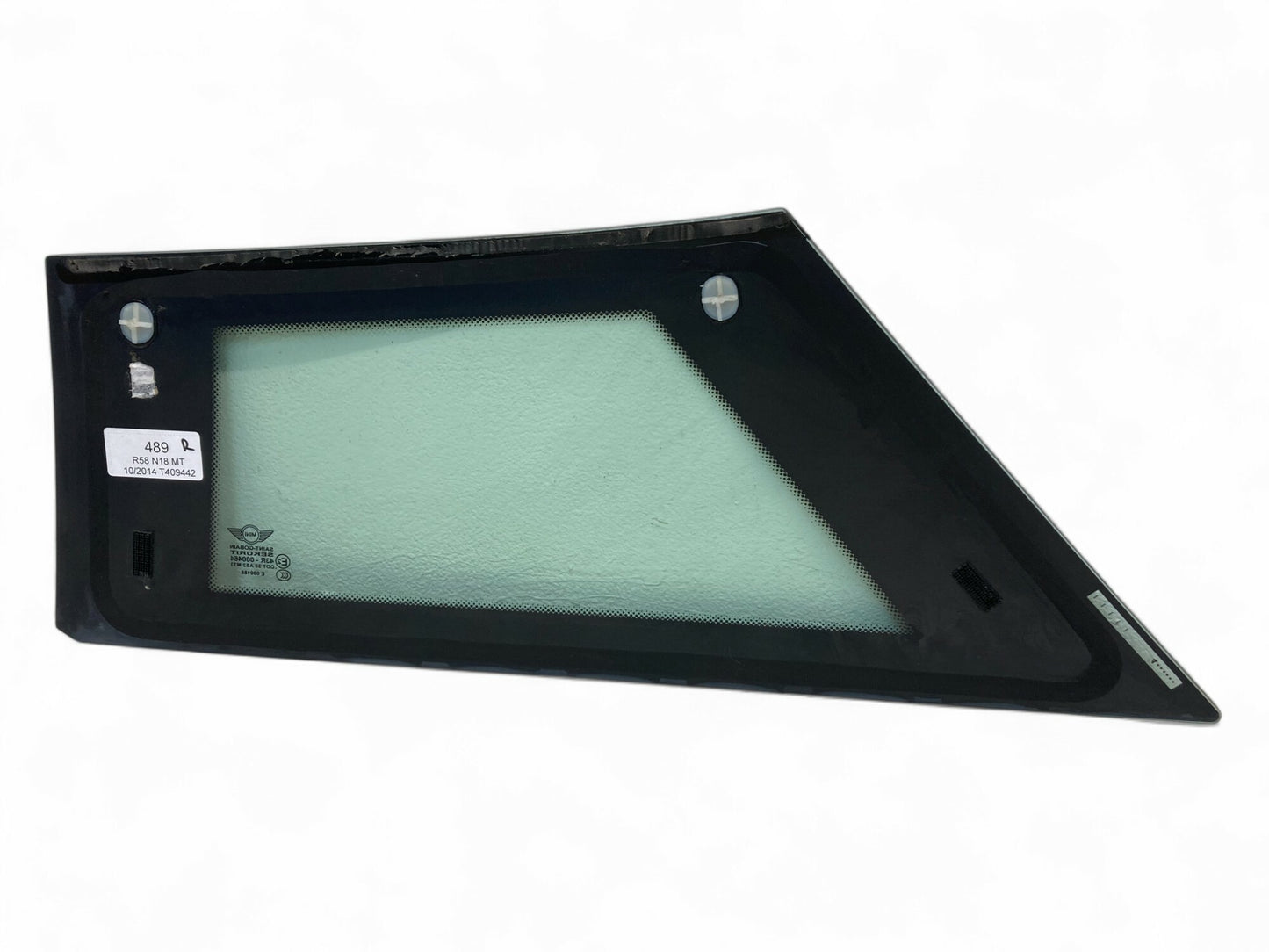 Mini Cooper Coupe Right Quarter Window Glass 51372758802 2012-2015 R58