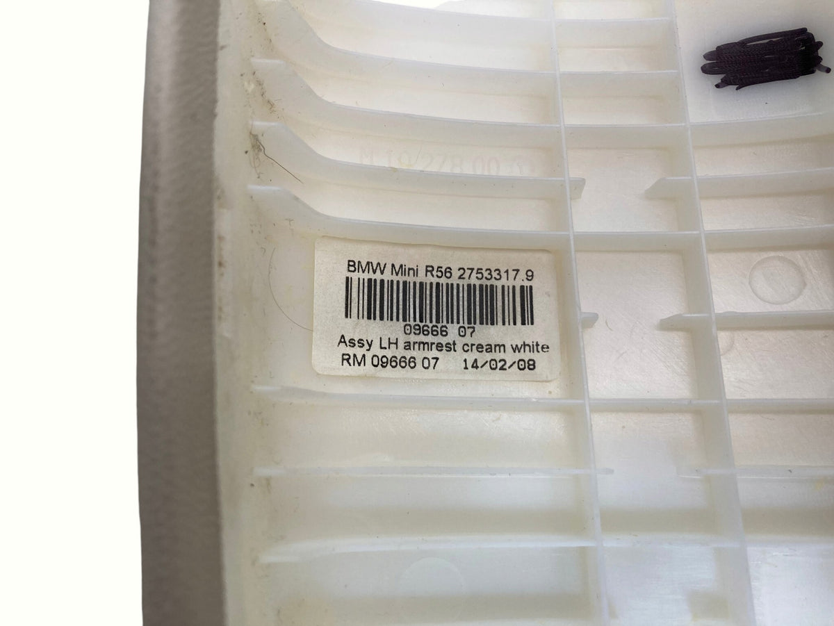 Mini Cooper Interior Door Armrest Cream White Pair 07-15 R5x 471