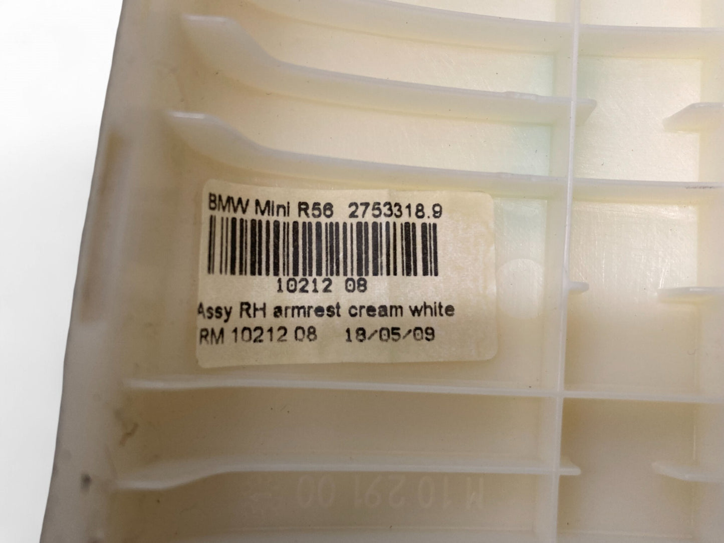Mini Cooper Interior Door Armrest Cream White Pair 07-15 R5x 520