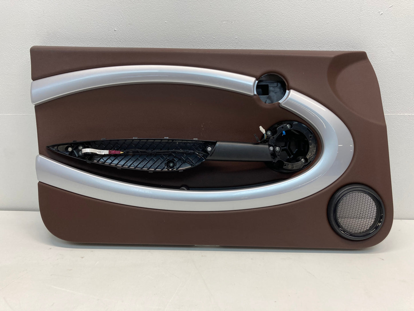 Mini Cooper Door Panels Hot Chocolate/Fluid Silver w/ Black Chrome Grille  07-15 R5x 441