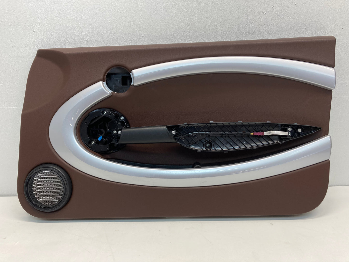 Mini Cooper Door Panels Hot Chocolate/Fluid Silver w/ Black Chrome Grille  07-15 R5x 441