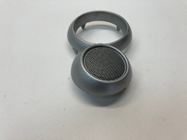 Mini Cooper Left Door Handle and Speaker Trim Silver 51417035375 R50 R52 R53