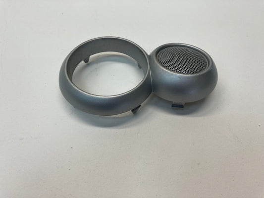 Mini Cooper Left Door Handle and Speaker Trim Silver 51417035375 R50 R52 R53