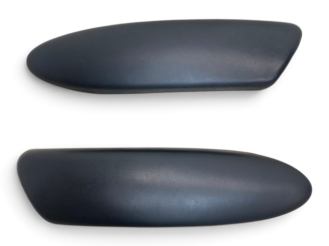 Mini Cooper Door Armrests Black Leather Pair 2005-2008 R50 R52 R53 CLR52