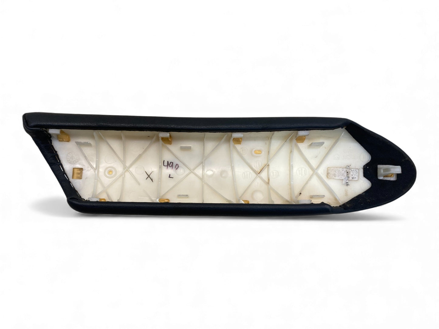 Mini Cooper Door Armrests Black Leatherette Pair 2005-2008 R50 R52 R53 490