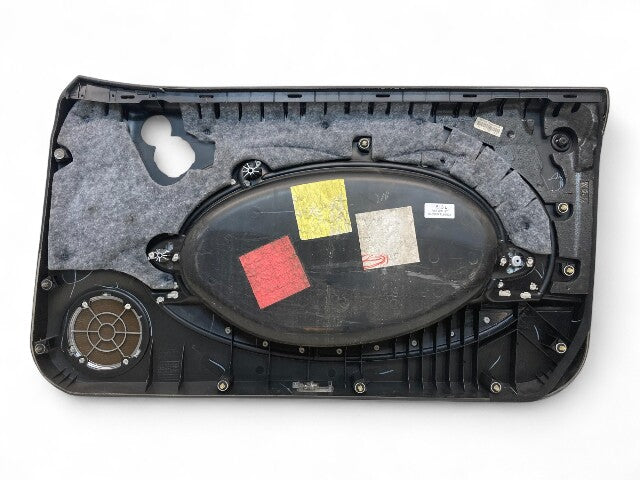 Mini Cooper Door Panels Panther Black w/ Silver Trim H/K 05-08 R50 R52 R53 513