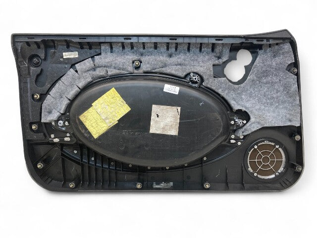 Mini Cooper Door Panels Panther Black w/ Silver Trim H/K 05-08 R50 R52 R53 513