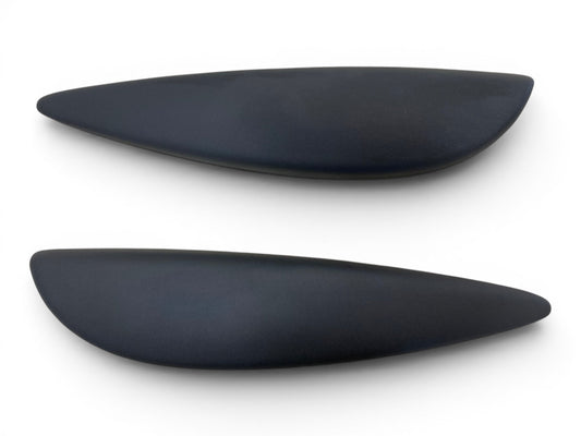 Mini Cooper Interior Door Armrest Carbon Black Pair 12-15 R5x 538