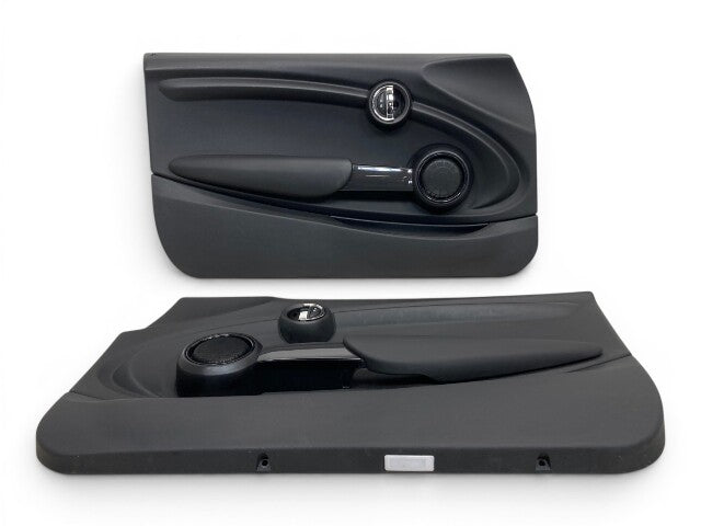 Mini Cooper Door Panels Carbon Black w/ Grey & Black Trim 2014-2024 F56 F57 546