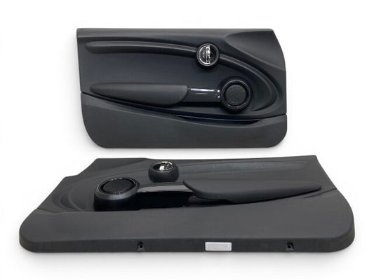 Mini Cooper Door Panels Carbon Black w/ Grey & Black Trim 2014-2024 F56 F57 546