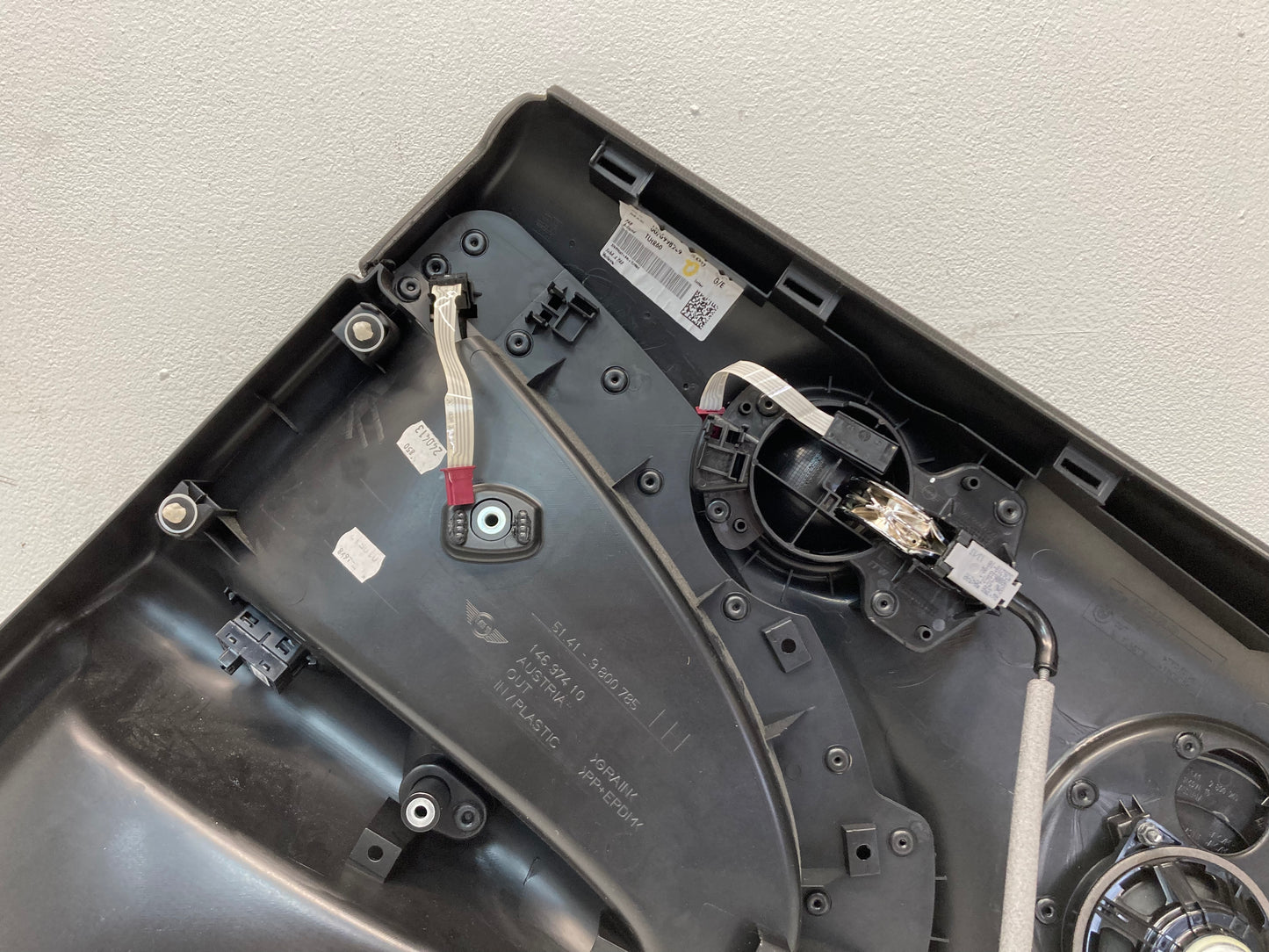 Mini Countryman Left Rear Door Trim Panel Black 51419812133 11-16 R60 402